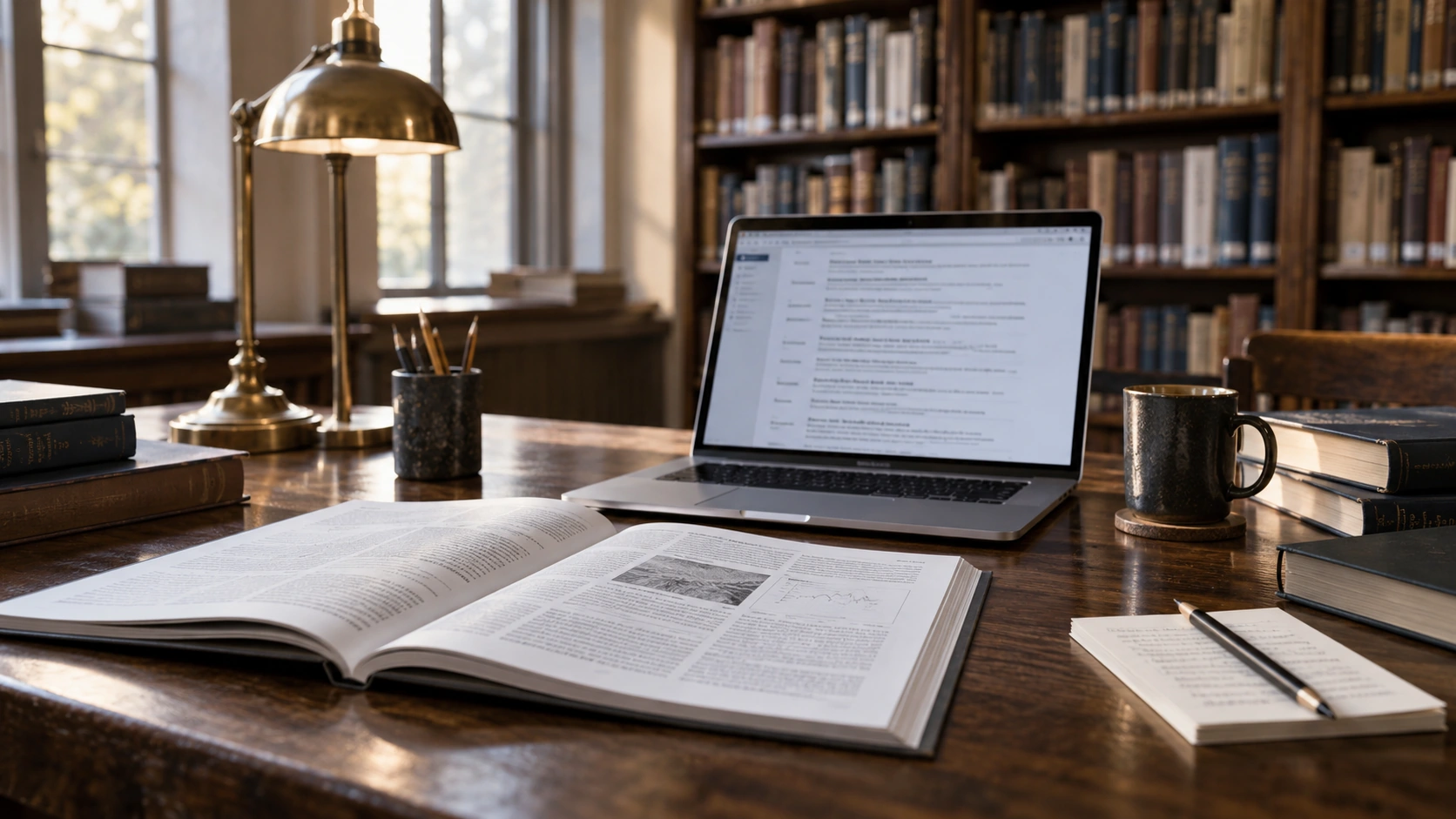Consultation de publications scientifiques et de références bibliographiques.